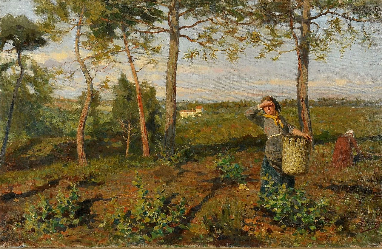 Le contadine in Toscana